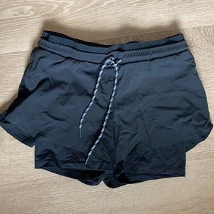 Athleta black athletic shorts 3inch inseam